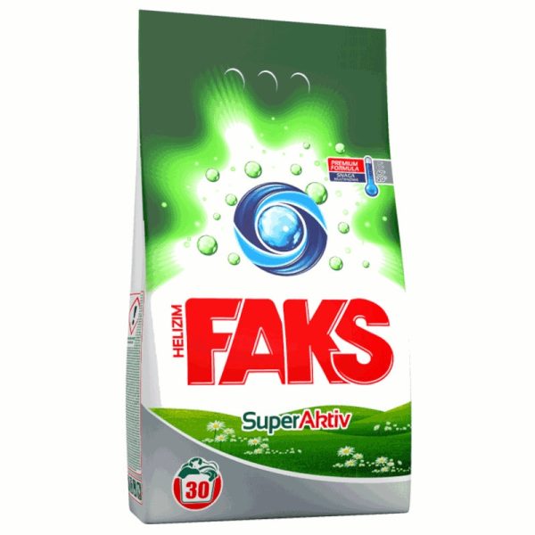 Faks White&Color mosópor Superaktiv 3 kg=30 mosás