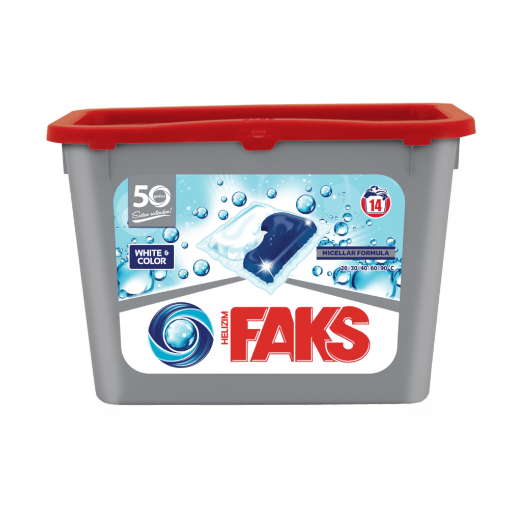 Faks White&Color kapszula Micellar formula 14 db