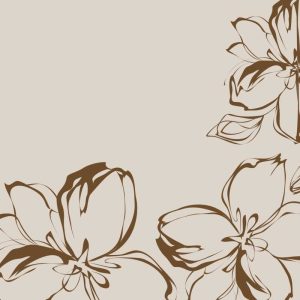 Flowers asztalközép 100x100 cm