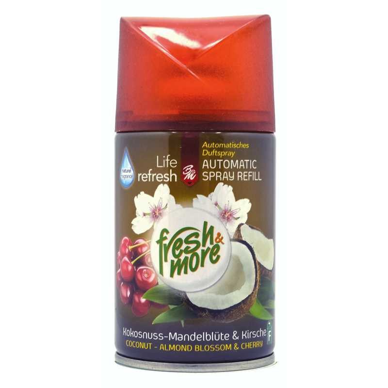 Fresh & More Automata légfrissítő utántöltő 250ml Coconut almond blossom cherry