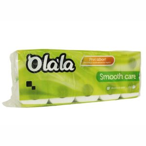Olala Smooth Care 10 tekercses 2 rétegű toalettpapír