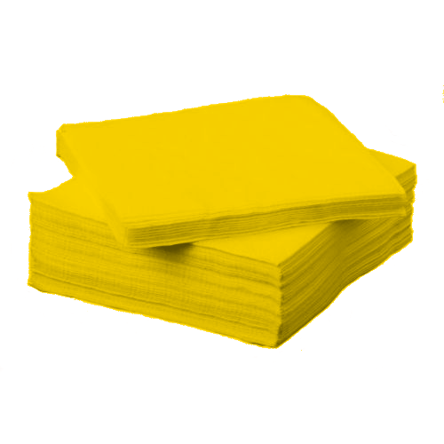 Tissue Exclusive 33x33 cm-es papírszalvéta 2 rétegű sárga