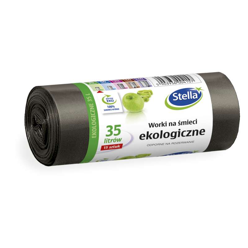 WNS-4157 LDPE szemeteszsák Stella 35l 15 db